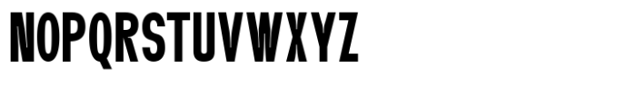 Blockline Font UPPERCASE
