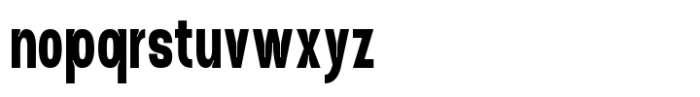 Blockline Font LOWERCASE