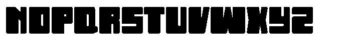 Blockron Font UPPERCASE