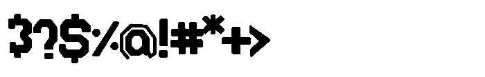 Blocksmith Font OTHER CHARS
