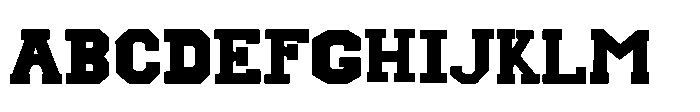 Blocksmith Font UPPERCASE