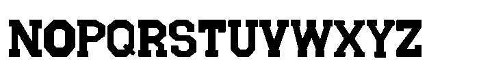 Blocksmith Font LOWERCASE