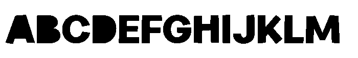 Blocky Delight Font UPPERCASE