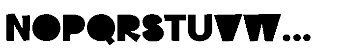 Blocky Delight Font UPPERCASE