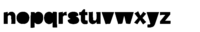 Blocky Delight Font LOWERCASE