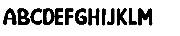 Blocky Vintage Font UPPERCASE
