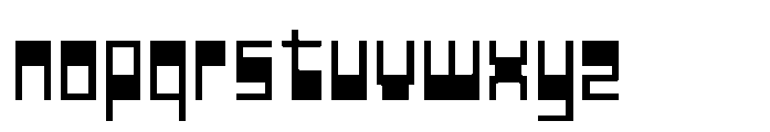Blocode Light Font LOWERCASE