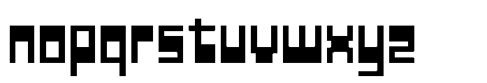 Blocode Medium Font LOWERCASE