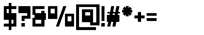 Blocode Semi Bold Font OTHER CHARS