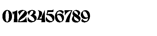 Blode starkly Font OTHER CHARS