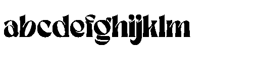 Blode starkly FONT