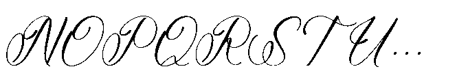 Blodie Natalia Regular Font UPPERCASE