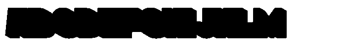 Blog Food Extrude Font UPPERCASE