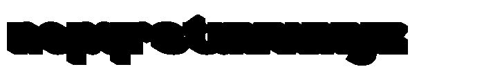 Blog Food Extrude Font LOWERCASE