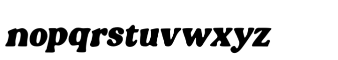 Blogeris Display Blogeris Italic Font LOWERCASE