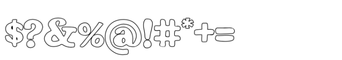 Blogeris Display Blogeris Outline Font OTHER CHARS