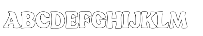 Blogeris Display Blogeris Outline Font UPPERCASE