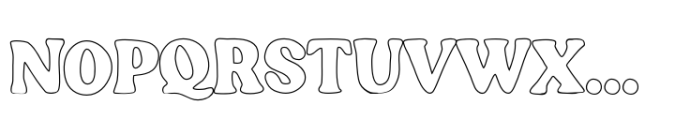 Blogeris Display Blogeris Outline Font UPPERCASE