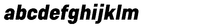 Bloka Sans Black Italic FONT