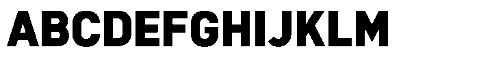 Bloka Sans Black Font UPPERCASE
