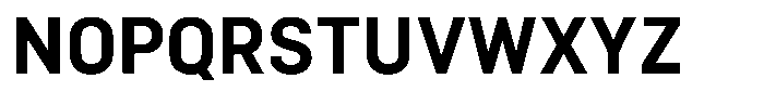 Bloka Sans Bold Font UPPERCASE