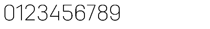Bloka Sans Extra Light Font OTHER CHARS