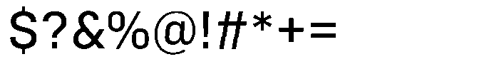 Bloka Sans Medium Font OTHER CHARS