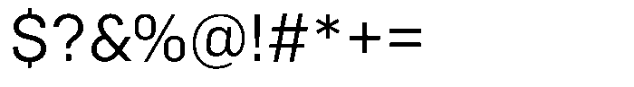 Bloka Sans Regular Font OTHER CHARS