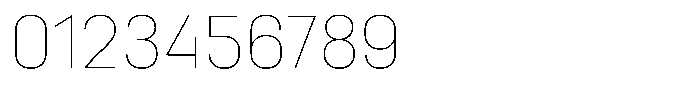 Bloka Sans Thin Font OTHER CHARS