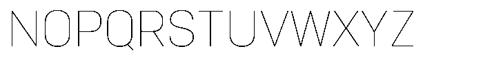 Bloka Sans Thin Font UPPERCASE