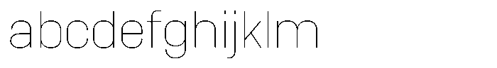 Bloka Sans Thin FONT
