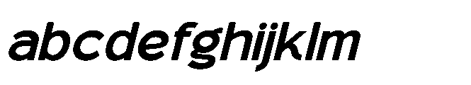 Bloker Italic FONT