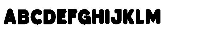 Bloksy One Font UPPERCASE