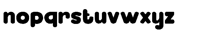 Bloksy One Font LOWERCASE