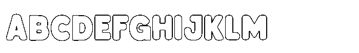 Bloksy Two Font UPPERCASE
