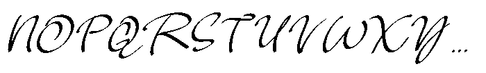 Blomag Choseno Font UPPERCASE