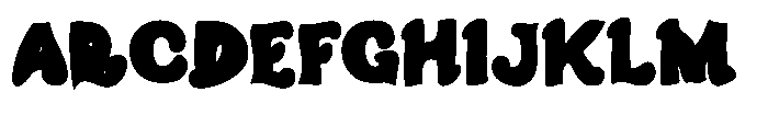 Blomby Reg Regular Font UPPERCASE
