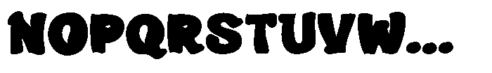 Blomby Reg Regular Font UPPERCASE
