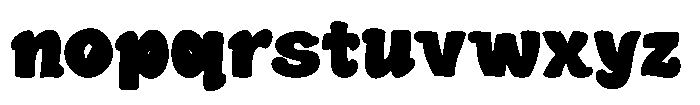 Blomby Reg Regular Font LOWERCASE