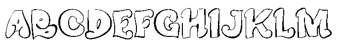 Blomby Regular Font UPPERCASE