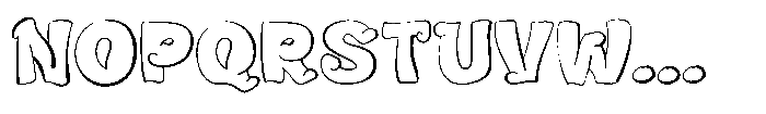 Blomby Regular Font UPPERCASE