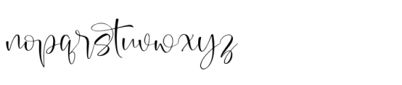 Bloming Fantasy Regular Font LOWERCASE