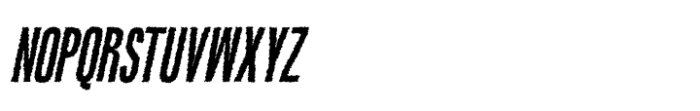 Blonden Rough Italic Font UPPERCASE
