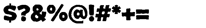 Blone Font OTHER CHARS