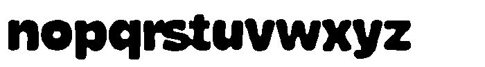 Blone Font LOWERCASE