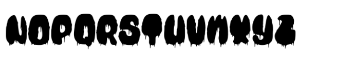 Blood Bold Drip Font LOWERCASE