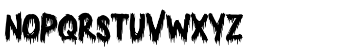 Blood Gore Font UPPERCASE