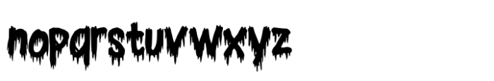 Blood Gore Font LOWERCASE