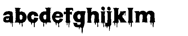 Blood Melt Serif FONT