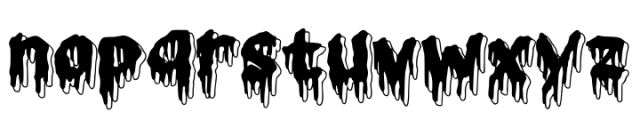 Blood Of Witch Font LOWERCASE